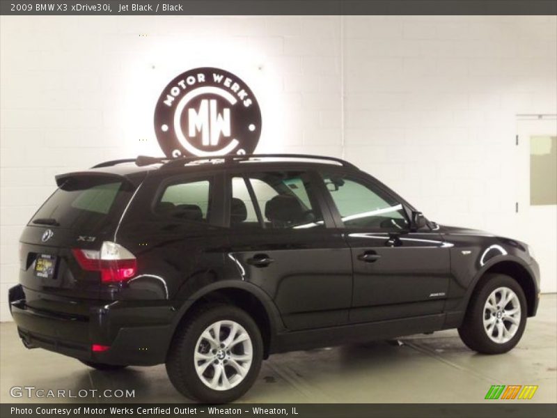 Jet Black / Black 2009 BMW X3 xDrive30i