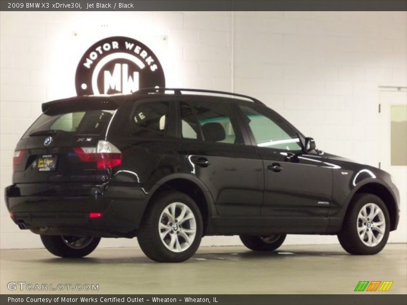Jet Black / Black 2009 BMW X3 xDrive30i
