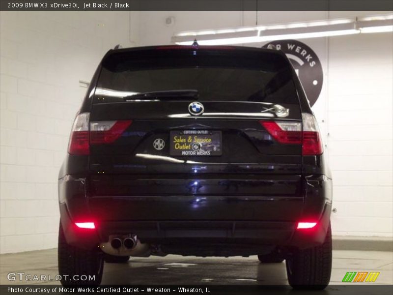 Jet Black / Black 2009 BMW X3 xDrive30i