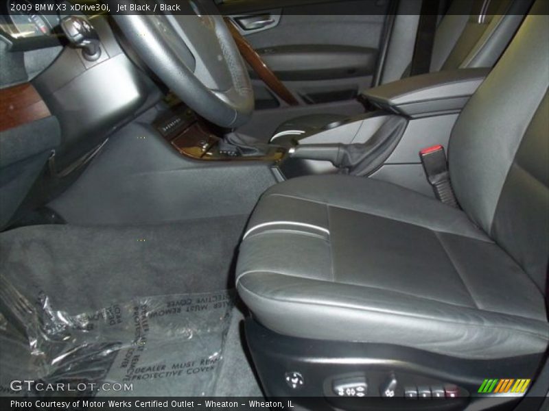 Jet Black / Black 2009 BMW X3 xDrive30i