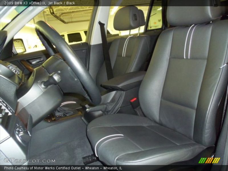 Jet Black / Black 2009 BMW X3 xDrive30i