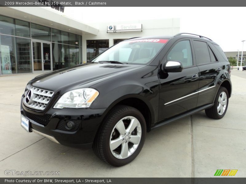 Black / Cashmere 2009 Mercedes-Benz ML 350 4Matic