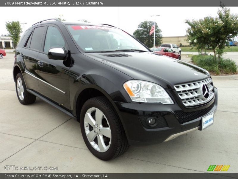 Black / Cashmere 2009 Mercedes-Benz ML 350 4Matic