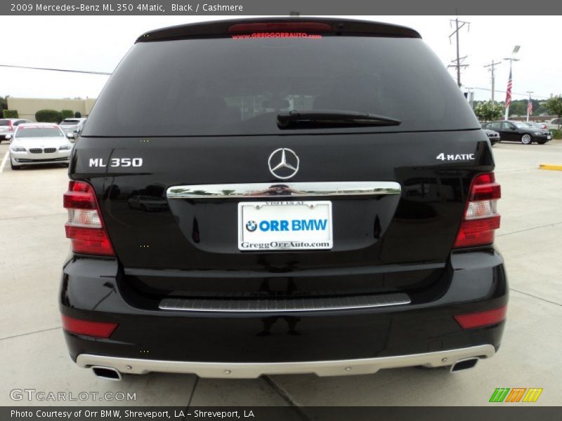Black / Cashmere 2009 Mercedes-Benz ML 350 4Matic