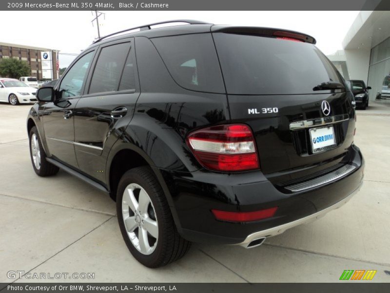 Black / Cashmere 2009 Mercedes-Benz ML 350 4Matic