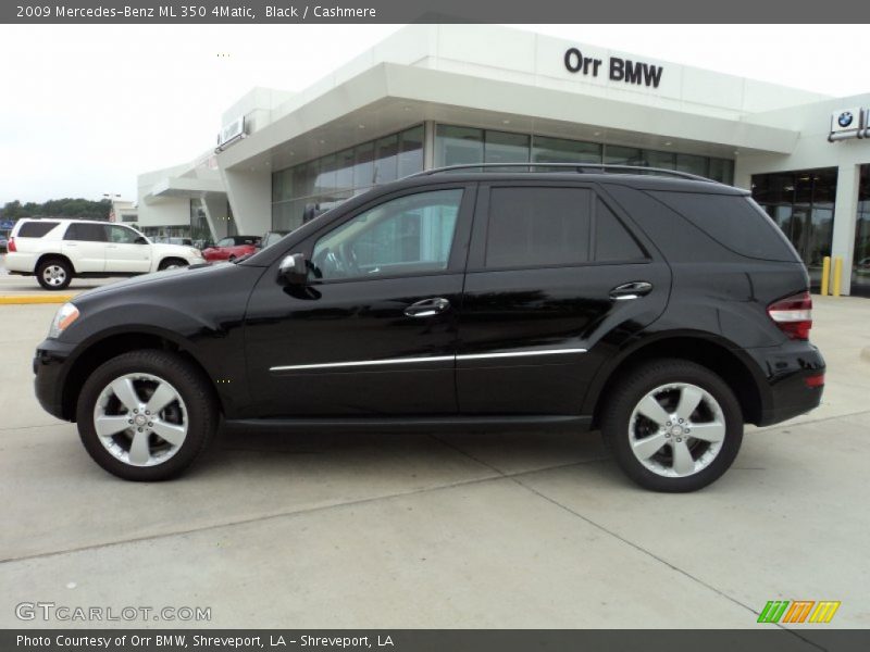 Black / Cashmere 2009 Mercedes-Benz ML 350 4Matic