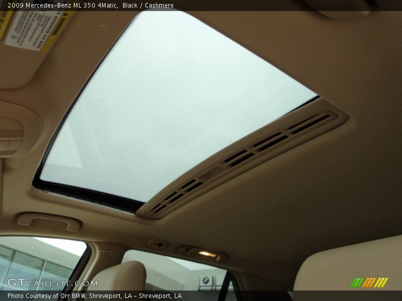 Black / Cashmere 2009 Mercedes-Benz ML 350 4Matic