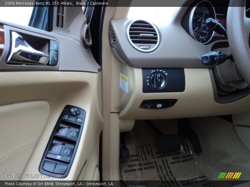 Black / Cashmere 2009 Mercedes-Benz ML 350 4Matic