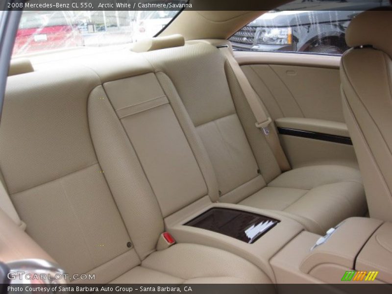 Arctic White / Cashmere/Savanna 2008 Mercedes-Benz CL 550
