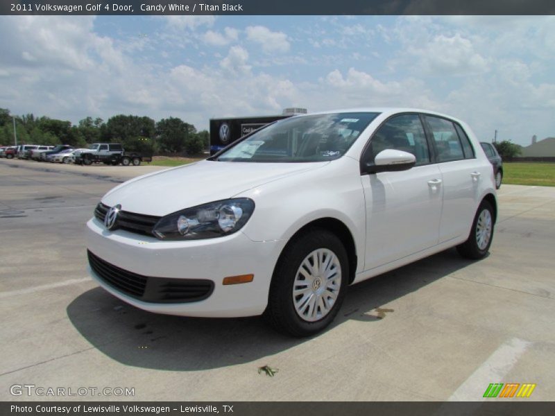 Candy White / Titan Black 2011 Volkswagen Golf 4 Door