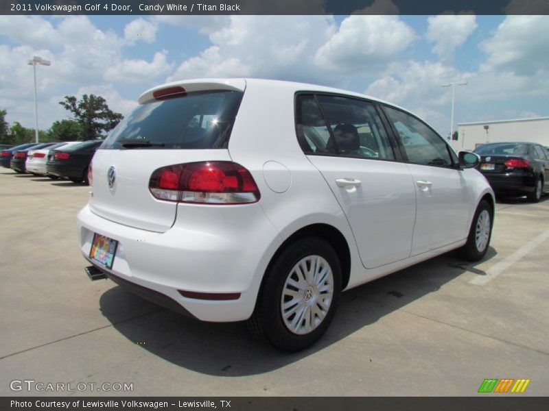 Candy White / Titan Black 2011 Volkswagen Golf 4 Door