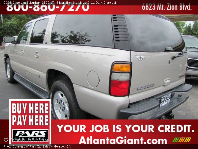 Silver Birch Metallic / Gray/Dark Charcoal 2005 Chevrolet Suburban 1500 LT