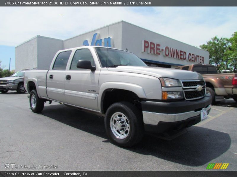 Silver Birch Metallic / Dark Charcoal 2006 Chevrolet Silverado 2500HD LT Crew Cab