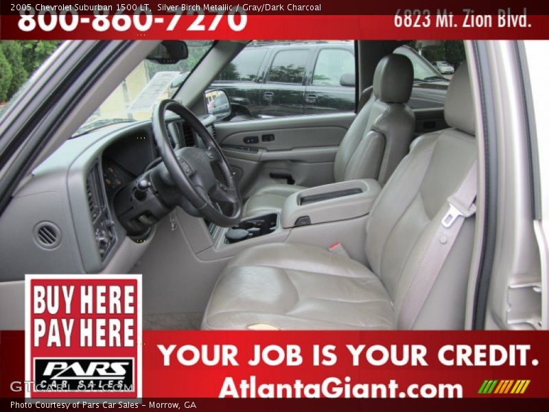 Silver Birch Metallic / Gray/Dark Charcoal 2005 Chevrolet Suburban 1500 LT
