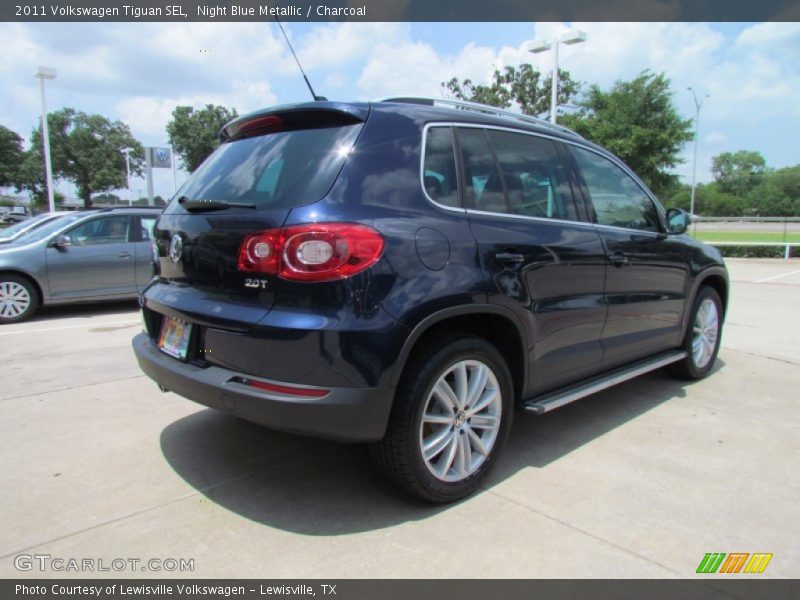Night Blue Metallic / Charcoal 2011 Volkswagen Tiguan SEL