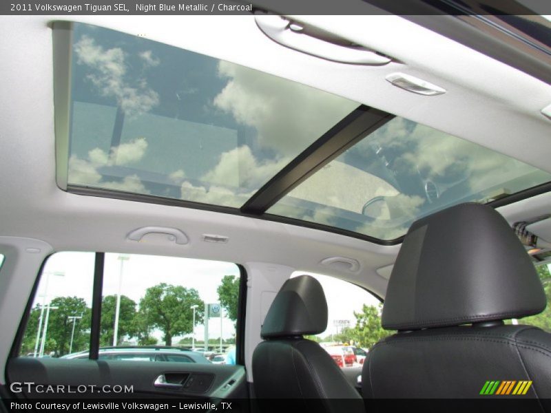Night Blue Metallic / Charcoal 2011 Volkswagen Tiguan SEL