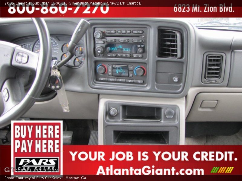 Silver Birch Metallic / Gray/Dark Charcoal 2005 Chevrolet Suburban 1500 LT