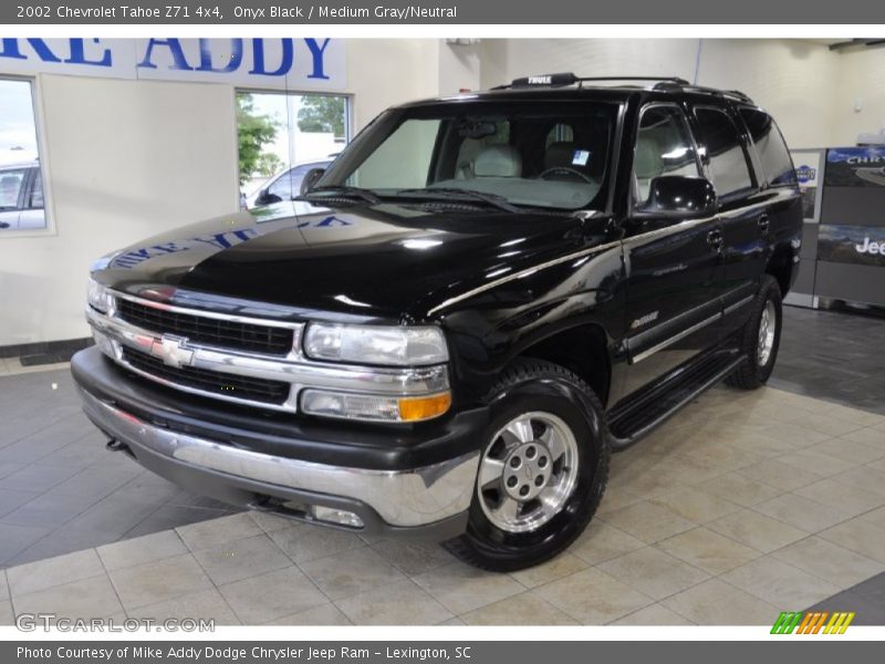 Onyx Black / Medium Gray/Neutral 2002 Chevrolet Tahoe Z71 4x4