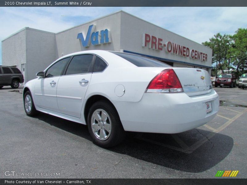 Summit White / Gray 2010 Chevrolet Impala LT