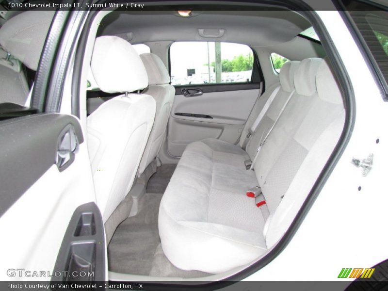 Summit White / Gray 2010 Chevrolet Impala LT