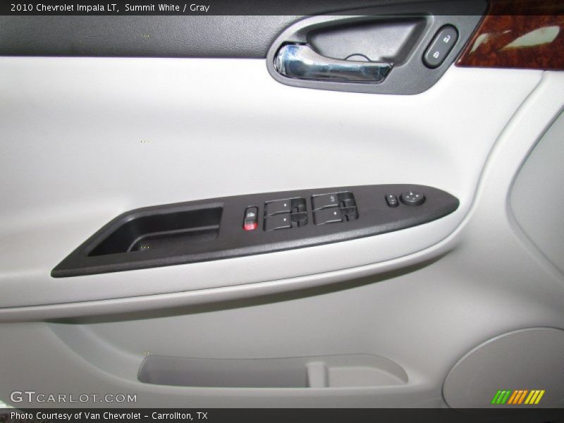 Summit White / Gray 2010 Chevrolet Impala LT