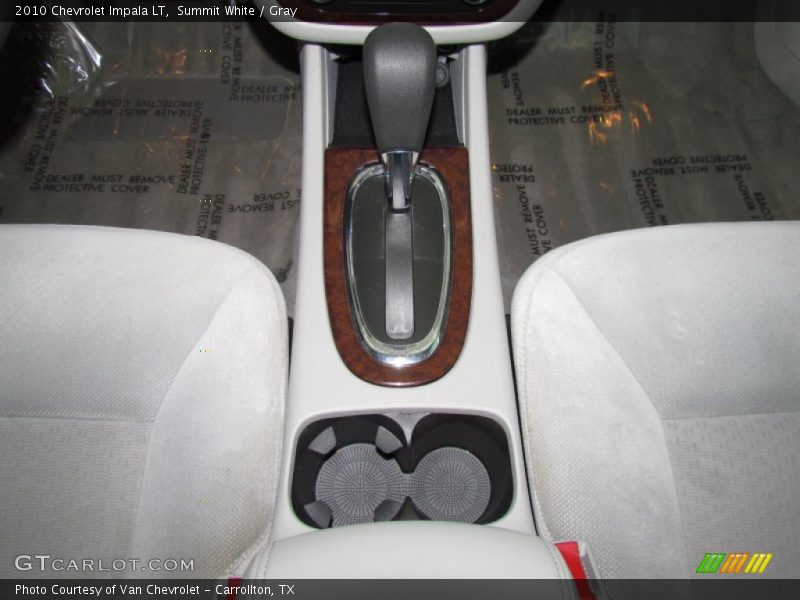 Summit White / Gray 2010 Chevrolet Impala LT