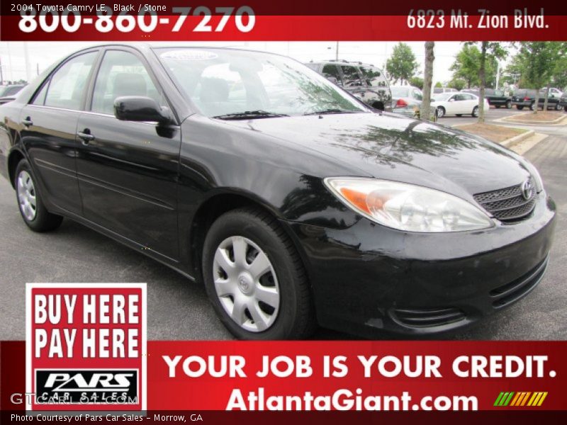 Black / Stone 2004 Toyota Camry LE