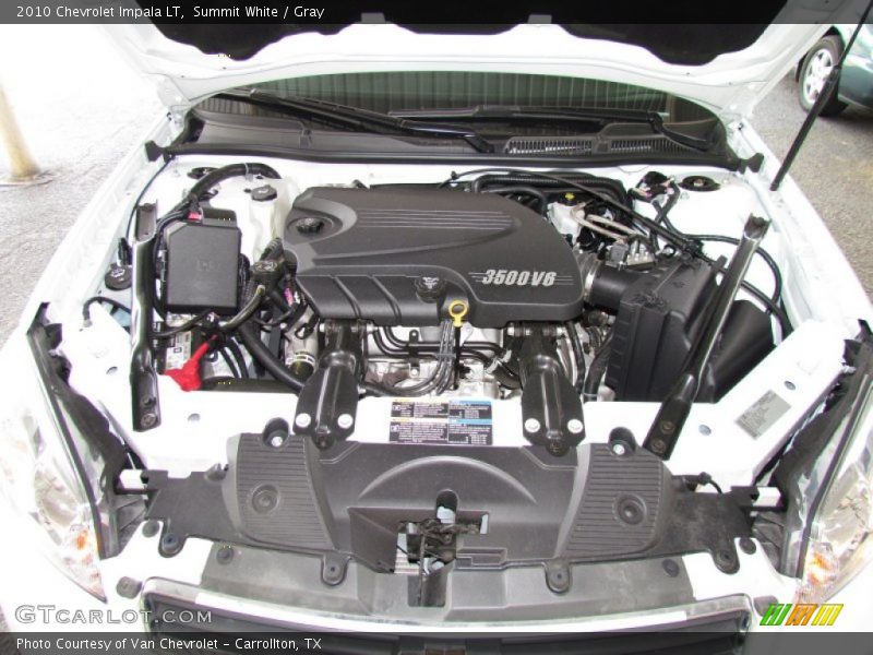 Summit White / Gray 2010 Chevrolet Impala LT