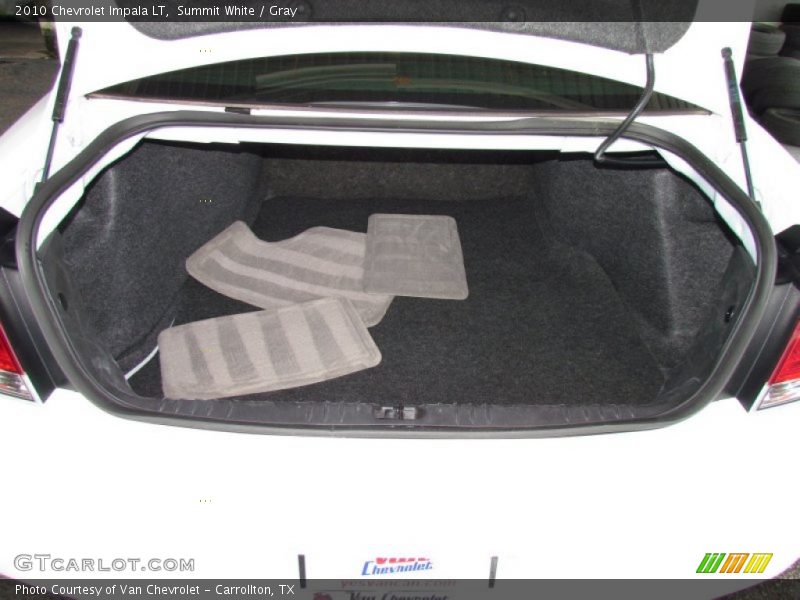 Summit White / Gray 2010 Chevrolet Impala LT