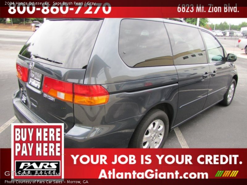 Sage Brush Pearl / Gray 2004 Honda Odyssey EX
