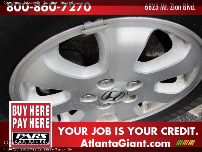 Sage Brush Pearl / Gray 2004 Honda Odyssey EX