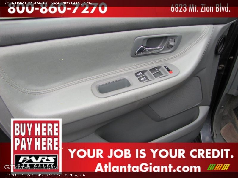 Sage Brush Pearl / Gray 2004 Honda Odyssey EX