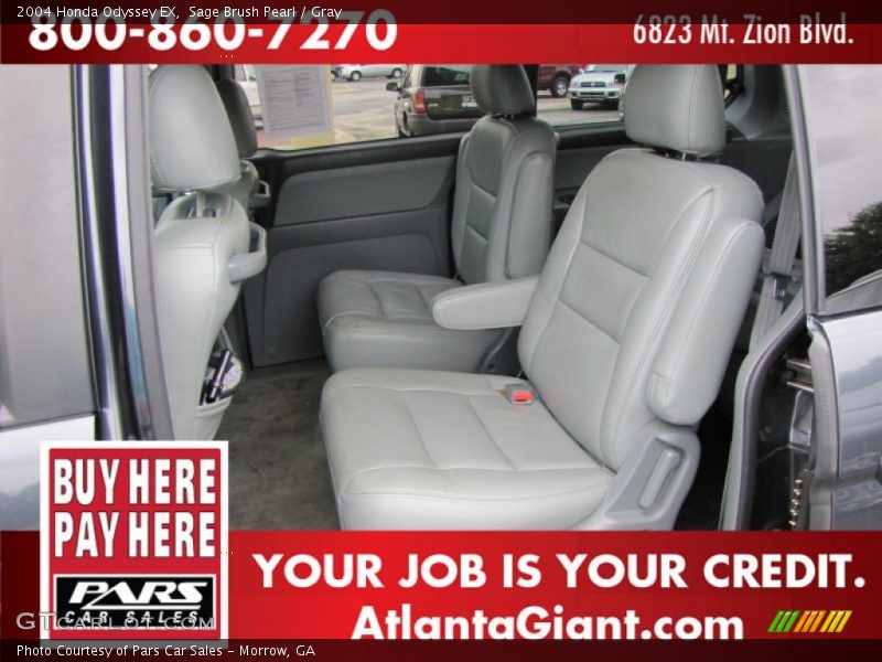Sage Brush Pearl / Gray 2004 Honda Odyssey EX