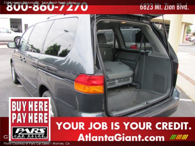 Sage Brush Pearl / Gray 2004 Honda Odyssey EX