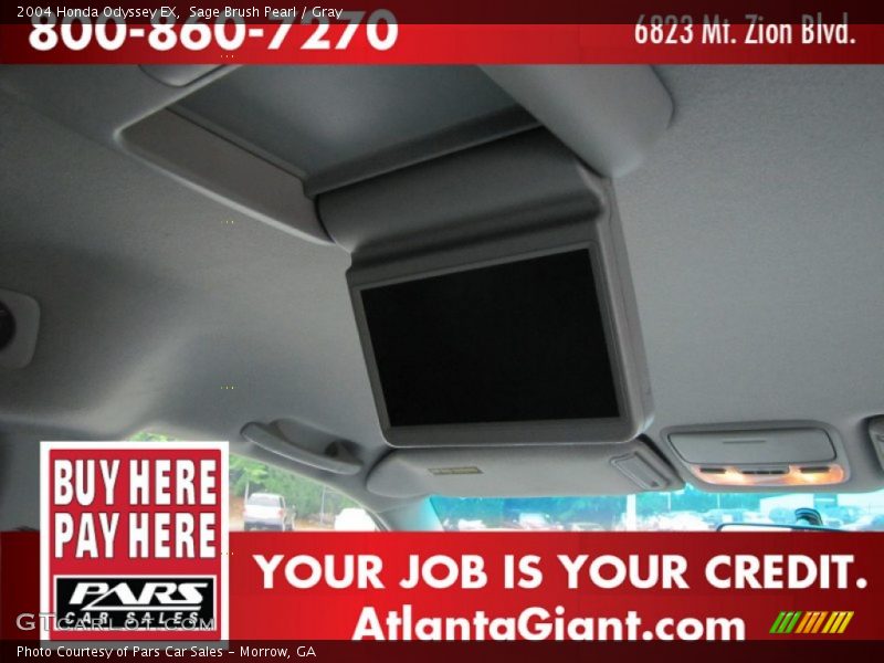 Sage Brush Pearl / Gray 2004 Honda Odyssey EX