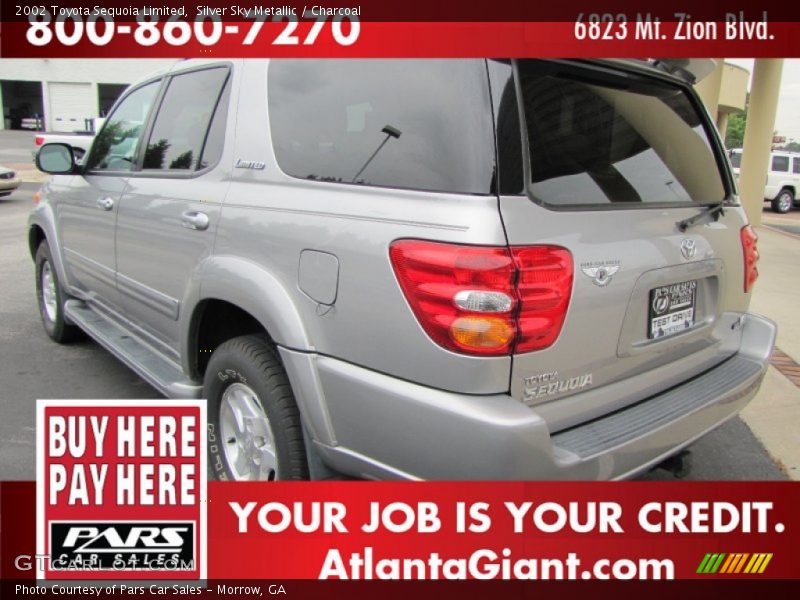 Silver Sky Metallic / Charcoal 2002 Toyota Sequoia Limited
