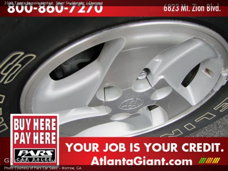 Silver Sky Metallic / Charcoal 2002 Toyota Sequoia Limited