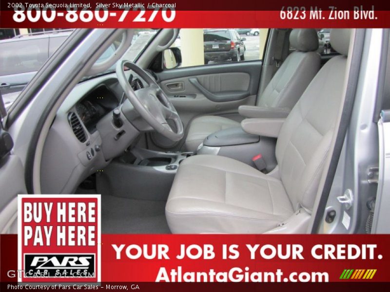 Silver Sky Metallic / Charcoal 2002 Toyota Sequoia Limited