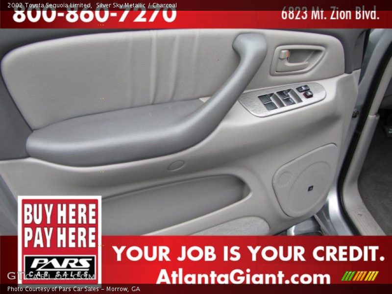 Silver Sky Metallic / Charcoal 2002 Toyota Sequoia Limited
