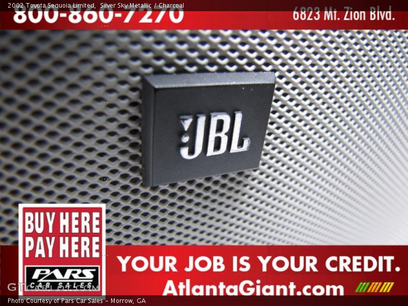 Silver Sky Metallic / Charcoal 2002 Toyota Sequoia Limited