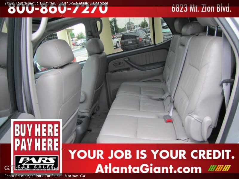 Silver Sky Metallic / Charcoal 2002 Toyota Sequoia Limited