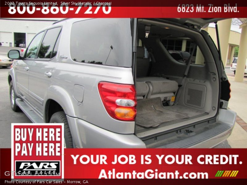 Silver Sky Metallic / Charcoal 2002 Toyota Sequoia Limited