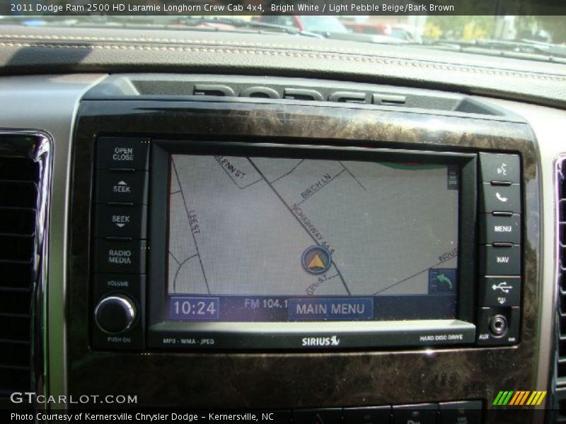 Bright White / Light Pebble Beige/Bark Brown 2011 Dodge Ram 2500 HD Laramie Longhorn Crew Cab 4x4