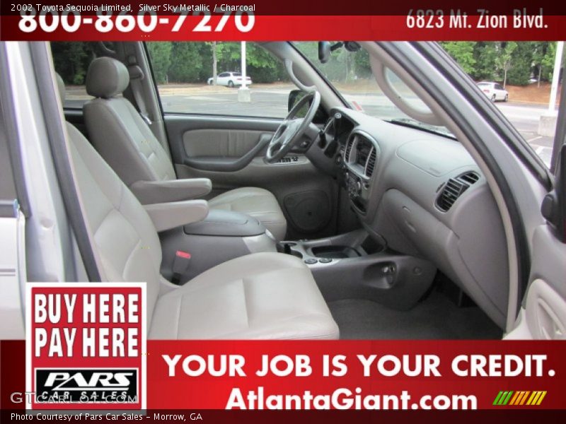 Silver Sky Metallic / Charcoal 2002 Toyota Sequoia Limited