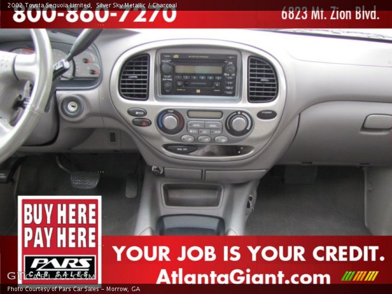 Silver Sky Metallic / Charcoal 2002 Toyota Sequoia Limited