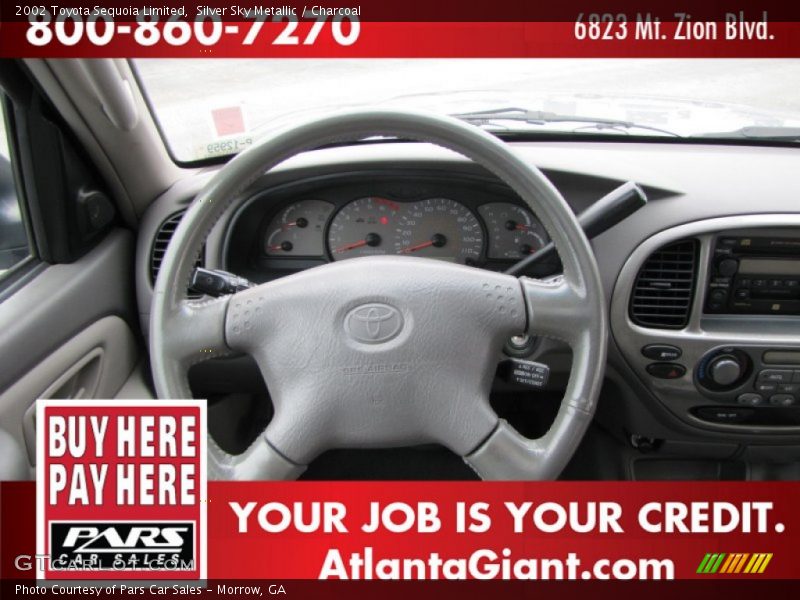 Silver Sky Metallic / Charcoal 2002 Toyota Sequoia Limited