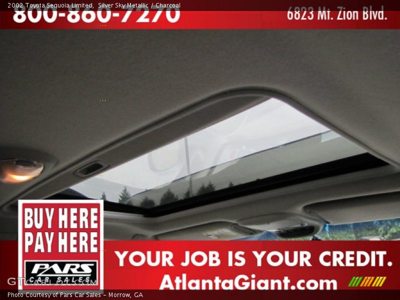 Silver Sky Metallic / Charcoal 2002 Toyota Sequoia Limited