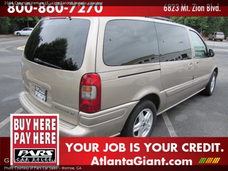 Light Sandrift Metallic / Neutral 2004 Chevrolet Venture LS