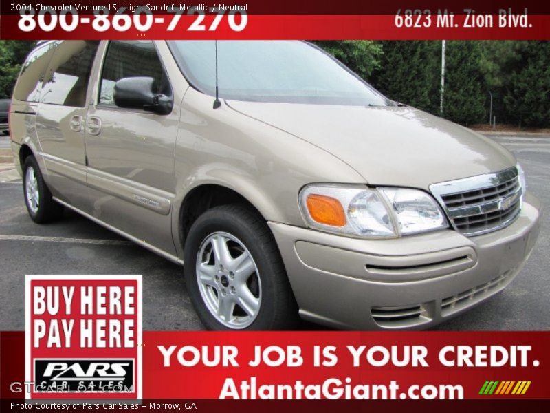 Light Sandrift Metallic / Neutral 2004 Chevrolet Venture LS