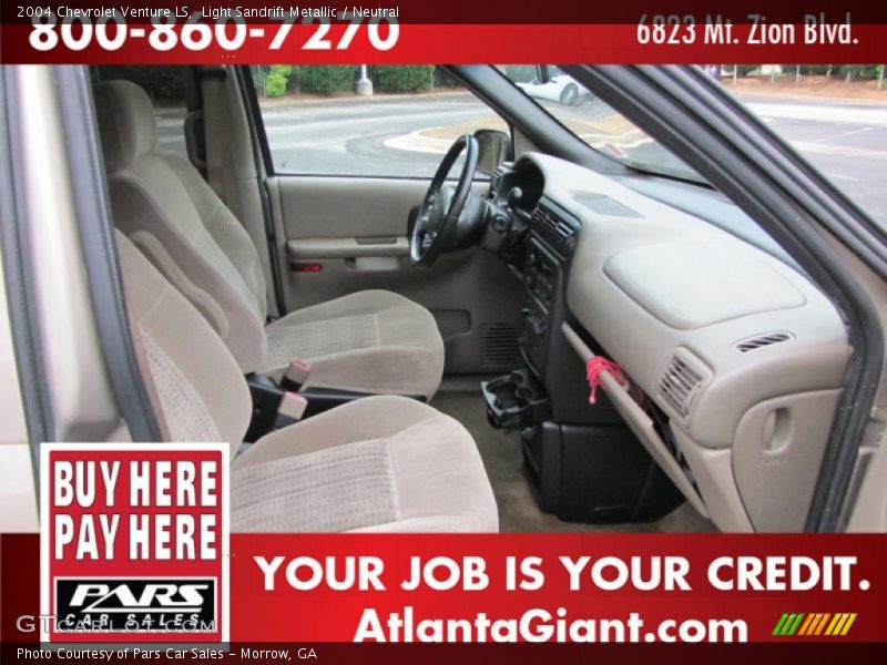 Light Sandrift Metallic / Neutral 2004 Chevrolet Venture LS